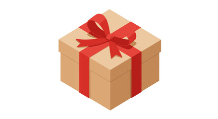 Obraz premium Present Box for a Birthday or Holiday Illustration