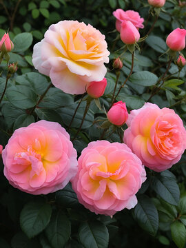 rosier de jardin