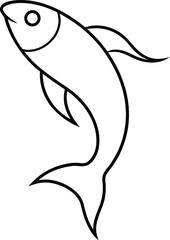 Obraz premium fish vector illustration