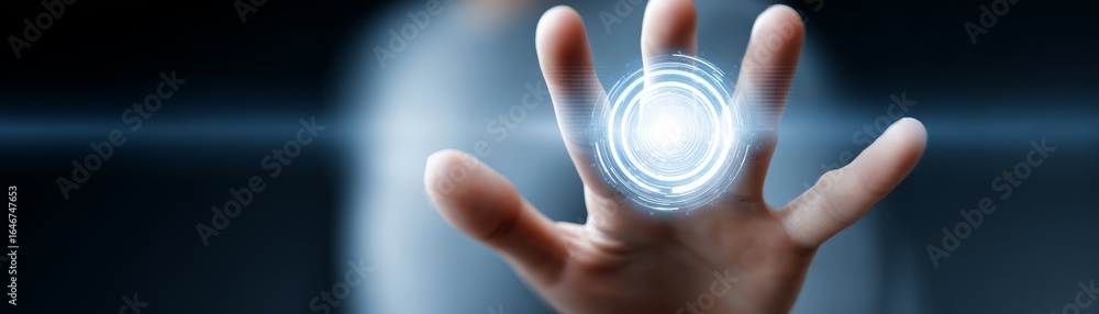 Poster unveiling the unique pattern an in depth look at biometric identification through the complexities o