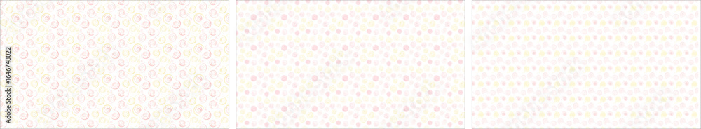 Poster a playful and light seamless pattern of hand-drawn abstract line art, featuring delicate loops and s