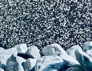 stones on the beach