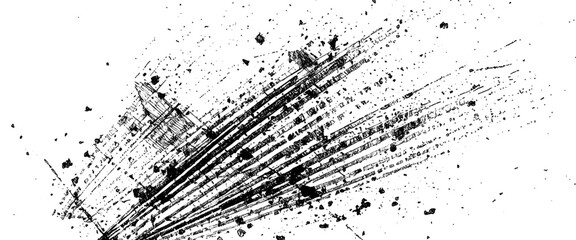 Vector white grunge texture with vintage textured surface with scratches and speckles