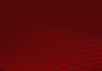 Abstract red geometric lines on red background. Modern shiny gradient red futuristic pattern. Futuristic technology concept, suitable for cover, poster, banner, flyer, website, etc.	
