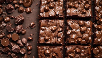  chocolate brownies