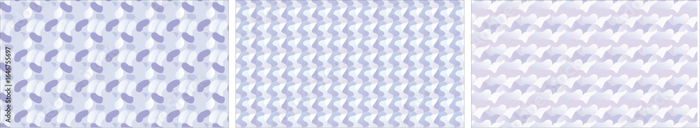 Poster a dreamy and aesthetic seamless pattern with a minimalist abstract design, featuring soft gradients 