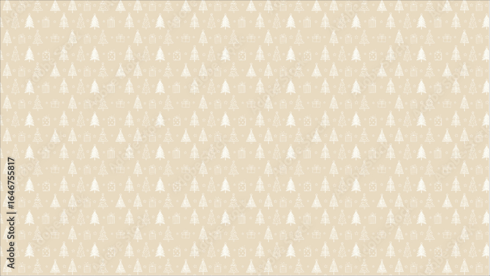 Poster a set of simple and sophisticated christmas-themed icons in a fine line art technique, including a t