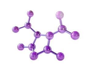 molecule 3d render