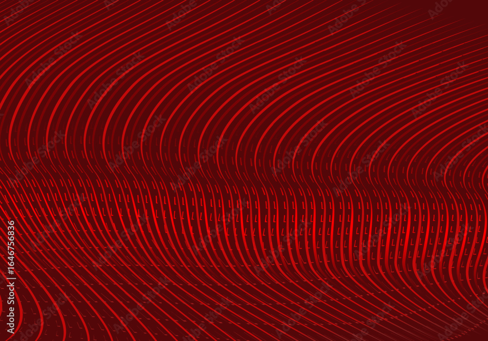 Poster abstract red geometric lines on red background. modern shiny gradient red futuristic pattern. futuri