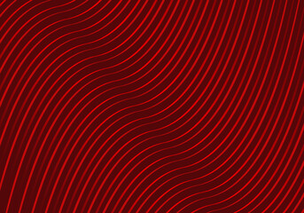 Abstract red geometric lines on red background. Modern shiny gradient red futuristic pattern. Futuristic technology concept, suitable for cover, poster, banner, flyer, website, etc.	

