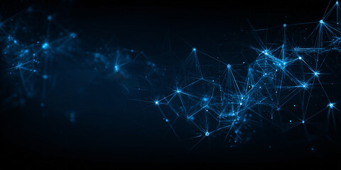 FONDO ABSTRACTO MINIMALISTA DE RED NEURONAL FUTURISTA