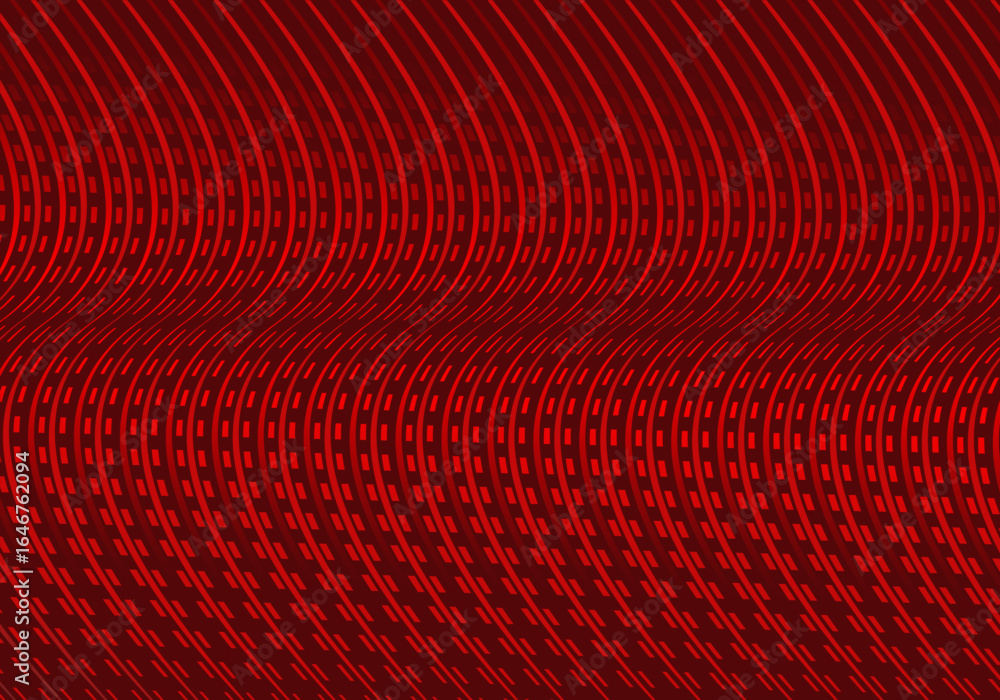 Poster abstract red geometric lines on red background. modern shiny gradient red futuristic pattern. futuri