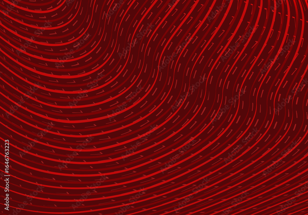 Poster abstract red geometric lines on red background. modern shiny gradient red futuristic pattern. futuri