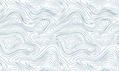 Obraz premium Futuristic Parametric Wave Lines Pattern, Seamless Abstract Background for Tech and Science Concepts