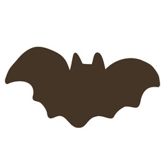 Cute Halloween Bat Clipart Illustration
