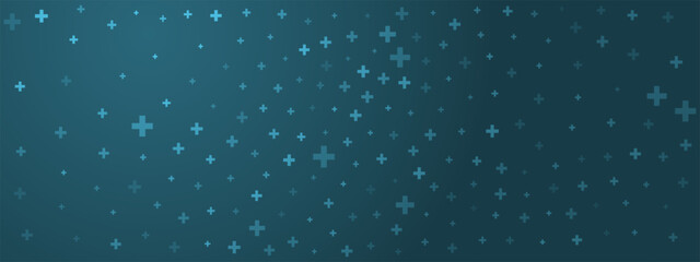 Abstract Navy Blue Background with Math Grid and Cross Pattern for Healthcare, Tech, and Education Design or Wallpaper. Dark mode medical apps or night interfaces. Subtle shimmer effect.