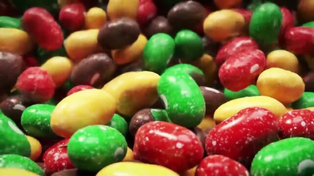 colorful chocolate candies