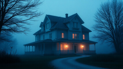 Hunted house halloween