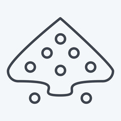 Icon Sand. related to Natural Resources symbol. line style. design editable