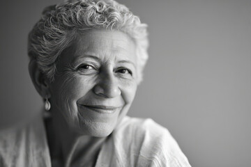 elderly woman gazes poignantly into camera her eyes shimmering with tears evoking profound sense of nostalgia