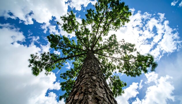 Majestic tree reaching for the sky