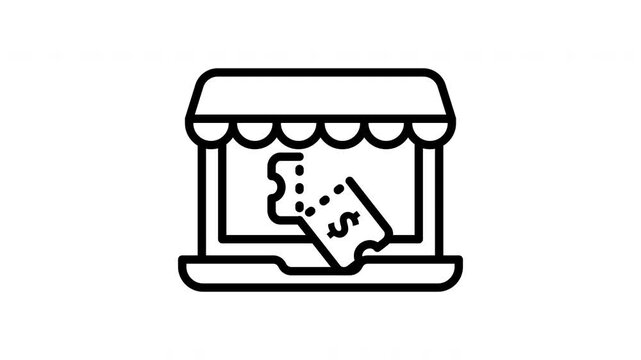 Online Store with Receipt . video