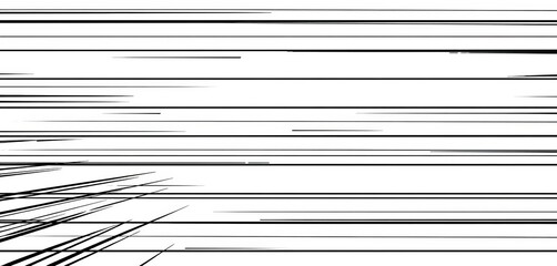 Simple monochrome comic book speed lines on horizontal striped background, anime style, striped, hero