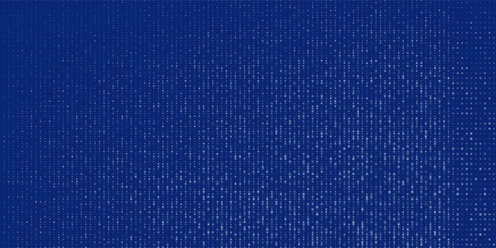 Blue Tech Finance Fintech Background Abstract Pixel Pattern. Abstract Business Tech Science Vector