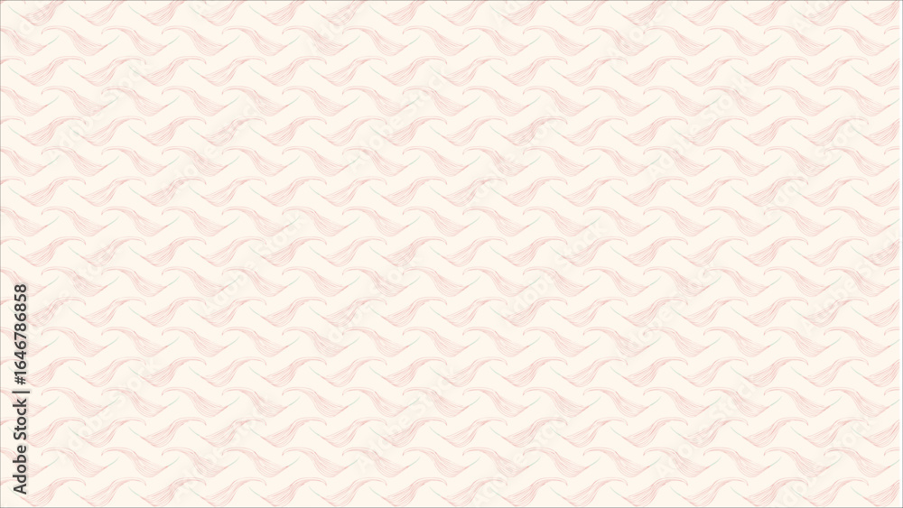 Poster a calming and minimal abstract line pattern with a seamless layout, using soft, flowing curved lines
