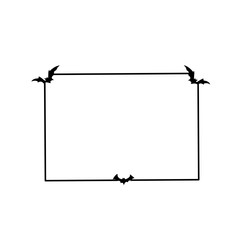 halloween bat frame
