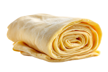 Rolled Pastry Dough Ready for Baking Sweet Treat