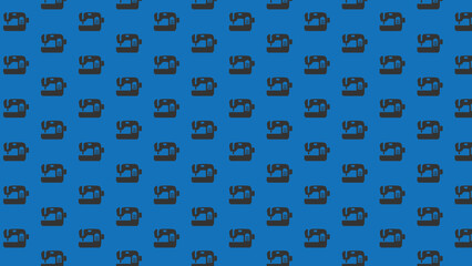 sewing machine vector pattern design 