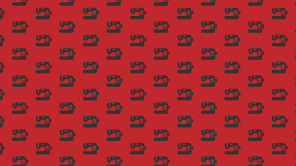 sewing machine vector pattern design 