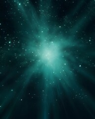 은하수 빛이 번지는 초현실적 우주 공간