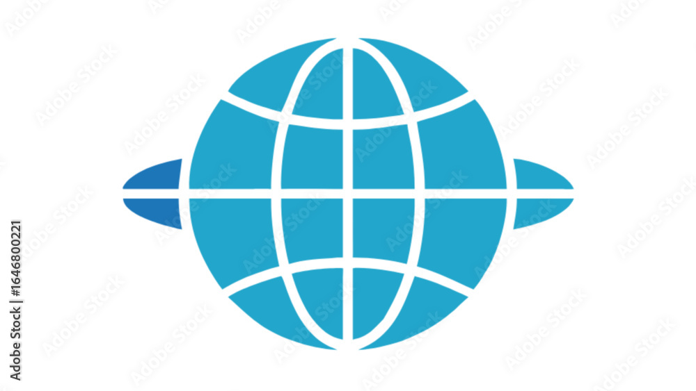 Poster global network internet world wide web connection communication technology business vector design el