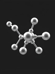Chlorhexidine gluconate molecule made with balls, scientific molecular model. Chemical 3d rendering