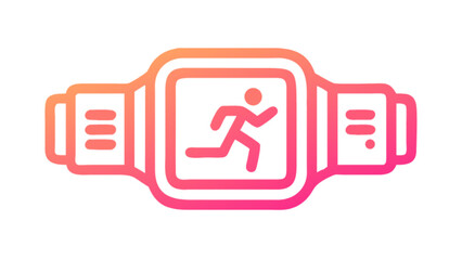 Fitness tracker smart watch for running and activity tracking and health monitoring device for sports use