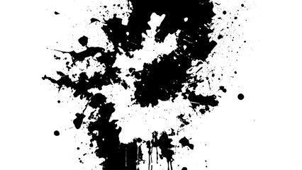 Minimalist black and white grunge texture background with subtle grain, rough brush strokes, abstract ink splashes, vintage film dust, distressed paint stains, and modern artistic border frame