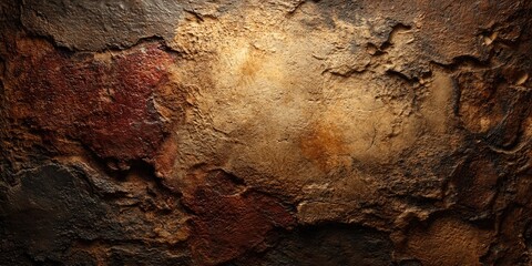 Fototapeta premium Rough, textured surface; earthy tones