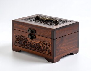 Ornate wooden box