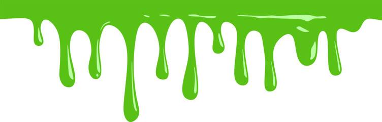Melting Green Slime Illustration