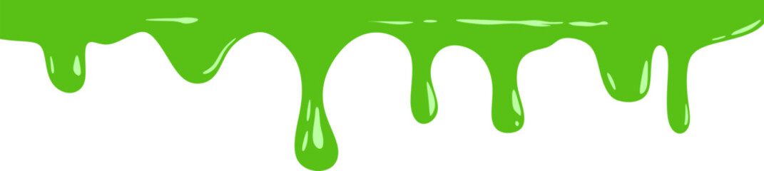 Melting Green Slime Illustration