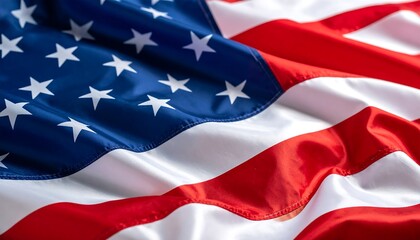 Close-up of an American flag