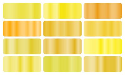 Elegant gold leaf gradient set with metallic shine and rich golden tones, perfect for luxury branding, wedding accents, and premium artistic digital backdrops.