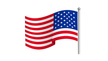 American flag illustration