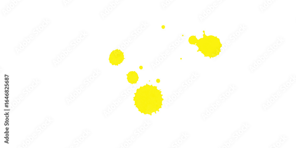 Poster a simple pixelated image showing various yellow circles scattered on a black background in a basic d