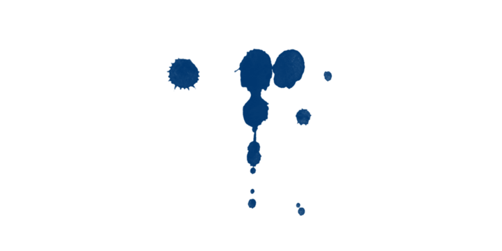 A dark background with scattered blue spots and streaks creating an abstract pattern design element art - Powered by Adobe