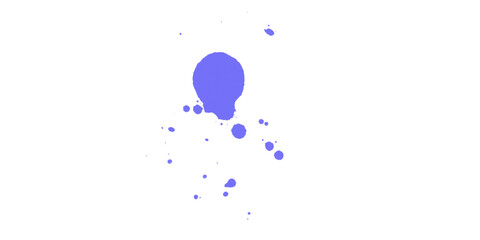 A scattered array of blue and gray pixels on a black background with a central circular shape...
