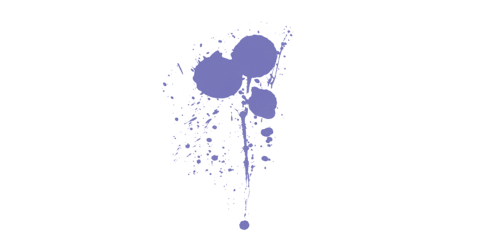 Abstract pixelated image of a blue shape with dripping elements on a black background, digital art style