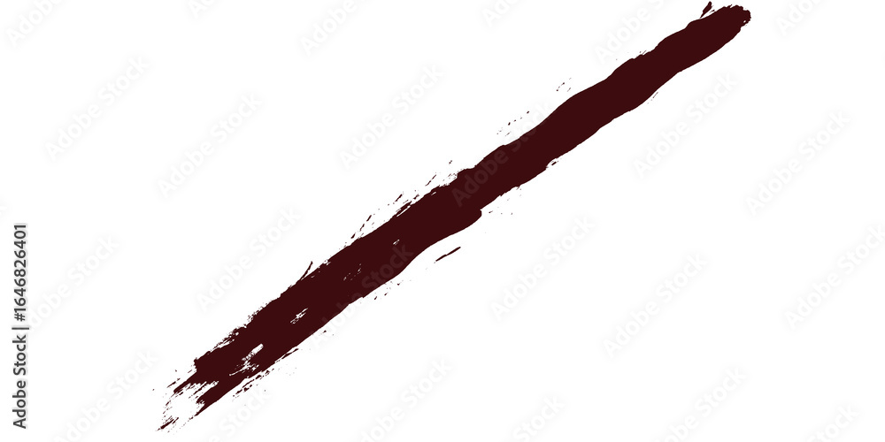 Poster a dark image featuring a prominent red streak diagonally across the frame in a simple composition